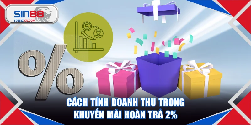 Cách tính doanh thu trong khuyến mãi hoàn trả 2%