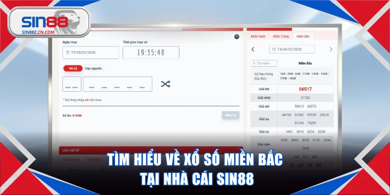 Tìm hiểu về Xổ số miền Bắc tại nhà cái SIN88